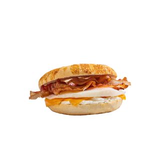 Bagel cu ou prăjit
