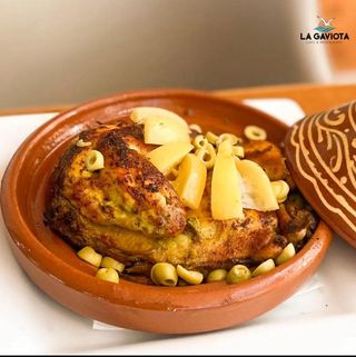 Tajine Poulet Au Citron Et Aux Olives