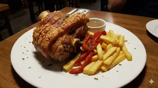 Plato De Codillo Asado