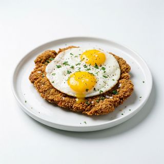 Milanesa A Caballo