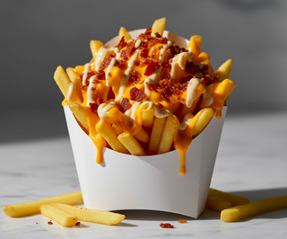 Patatas Con Cheddar Y Bacon