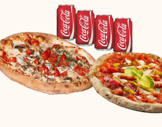 Súper oferta 2 uds. pizzas 32 cm.