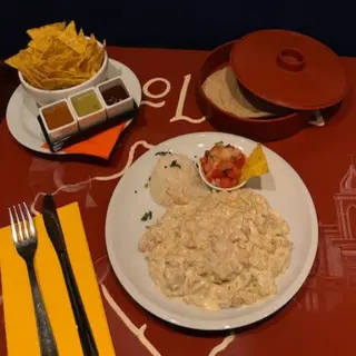 Pollo flor de calabaza