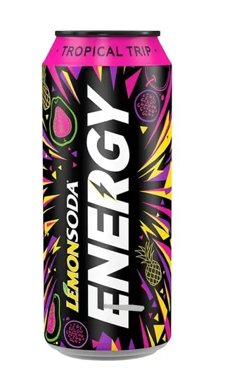 LEMON SODA ENERGY GUSTO TROPICAL