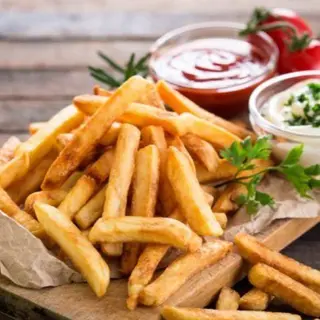 Patatas Fritas Con Piel