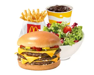 Triple Cheeseburger Combo obrok