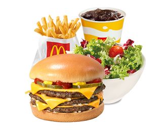 Triple Cheeseburger Combo obrok