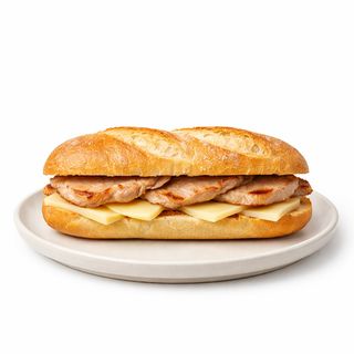 Bocadillo De Lomo Con Queso