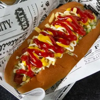 Perro caliente sencillo