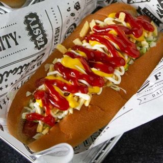 Perro caliente sencillo