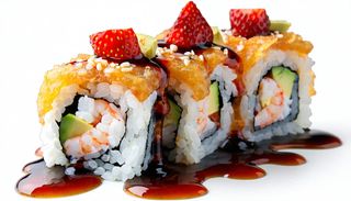 57S. Uramaki strawberry