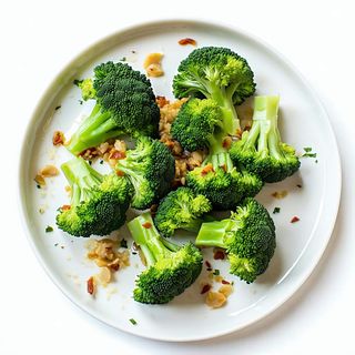 Brokuły z czosnkiem