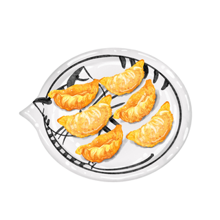 Ravioli alla piastra giapponesi - 5 pezzi