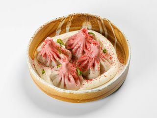 Сhinkali truskawkowy cheesecake