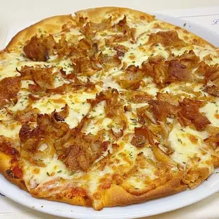 Pizza Shawarma De Pollo Y Queso (30 Cm.)