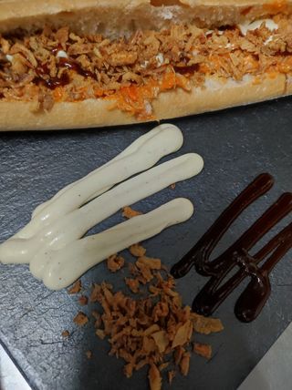 Baguette de pulled pork