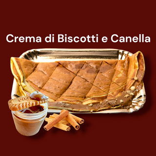 Crepes Crema di biscotti e Canella
