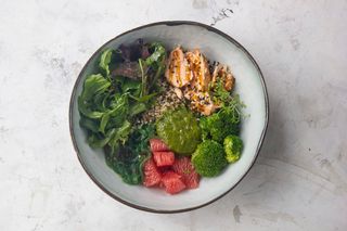 Терияки Боул с лососем