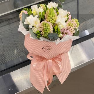 Букет гіацинти і фрезія