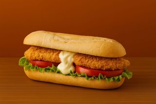 Chicken baguette Menu