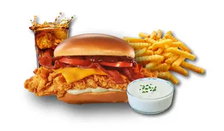 Burger chicken BBQ bacon ranch MEAL XL 0.8kg