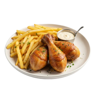 Бутчета (500г) с пържени картофи