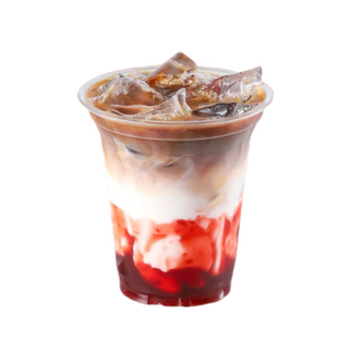 Strawberry ice latte