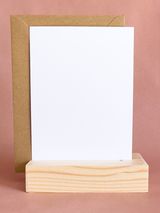 Tarjeta en blanco Din-A 6