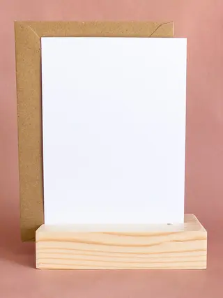 Tarjeta en blanco Din-A 6