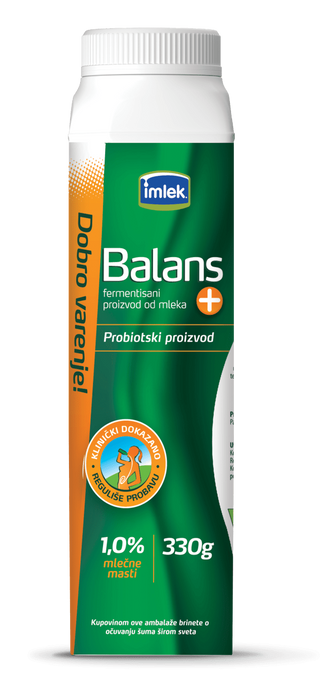 Jogurt fermentisani Balans + 1% 330g