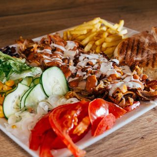 Kebab plata piletina