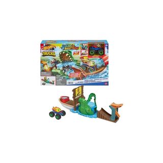 Set de joaca Hot Wheels Monsteer Trucks Crocodile Swamp Chomp [4188970]
