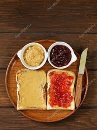 Bocadillo De Mantequilla Y Mermelada