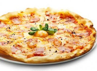 Пица с бекон (300г)