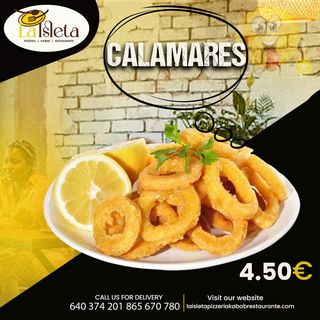 Plato cambinado calamares