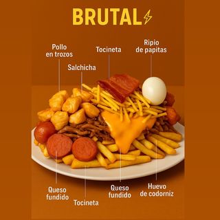 Salchipapa brutal