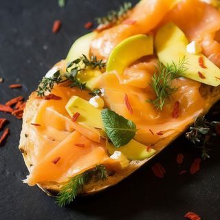 bruschettone salmone