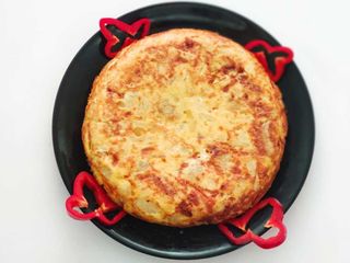 Tortilla con cebollas