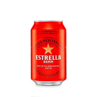 Estrella Damm Cerveza Lata 33cl