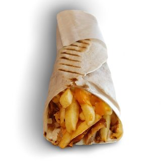 Tortilla z Frytkami i Surówką Mała