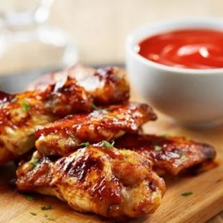 Alitas De Pollo A La Barbacoa (Ración)
