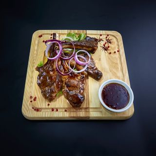 Бараньи ребрышки в кисло-сладком соусе