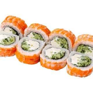 Philadelphia z krewetkami