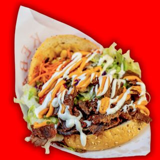 Kebab w bułce Kurczak