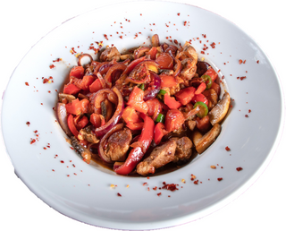 Tigaia bucatarului picanta de porc