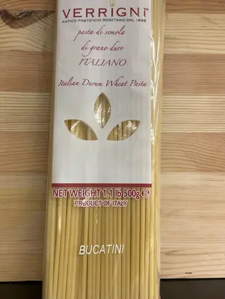 Pasta verrigni bucatini 500 gr