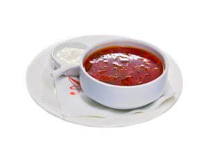 Борщ с месо свинско