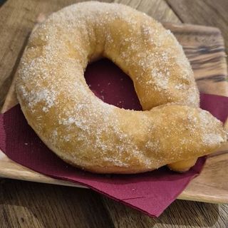 Ciambella fritta al cioccolato