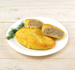 Котлета з сиром та грибами 1шт (150г)