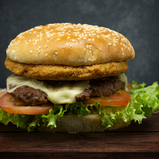 Menú Hamburguesa Hawaiana